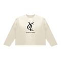 Yacht Club Luxury Sunfade Long Sleeve Tee — Front view, dropped shoulder, premium vintage wash streetwear