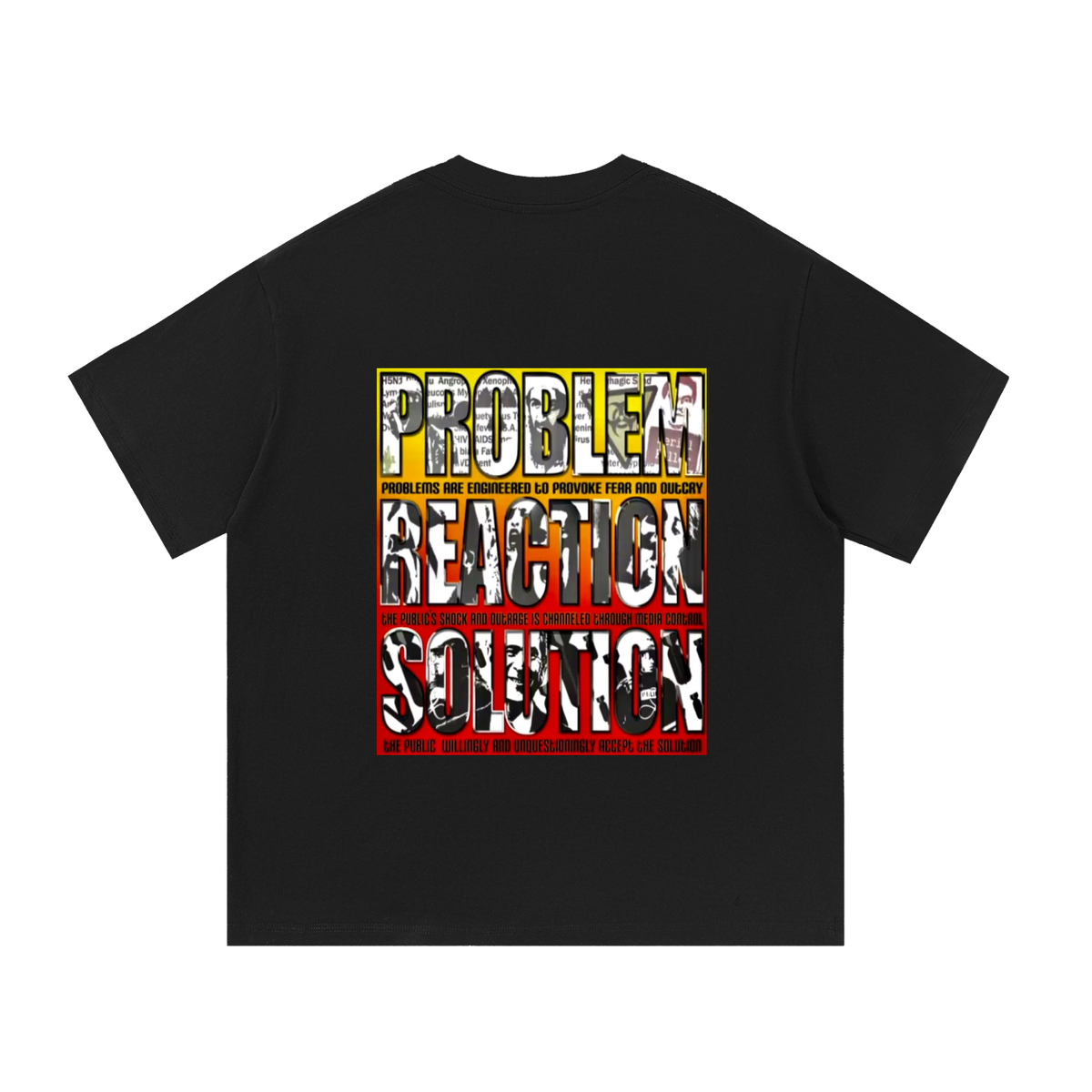 Yacht Club Luxury Heavyweight Graphic Tee — back view, bold back graphic, premium heavyweight cotton coastal fashion